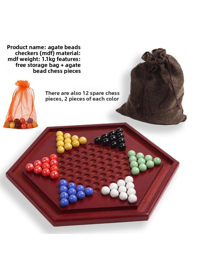 لعبة الداما بكرات زجاجية، كرات داما للأطفال، نسخة للكبار، لعبة بينبول خشبية كبيرة الحجم على الطراز القد